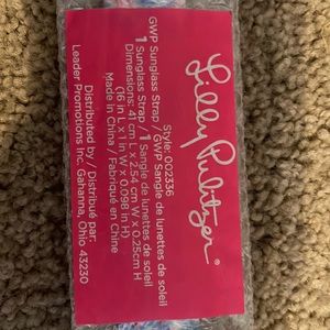 Lilly Pulitzer Sunglass Strap. NWT!